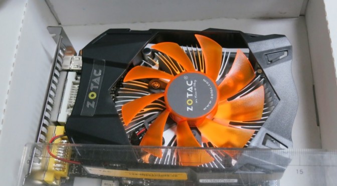 ZOTAC GeForce GTX750Ti を買いました。